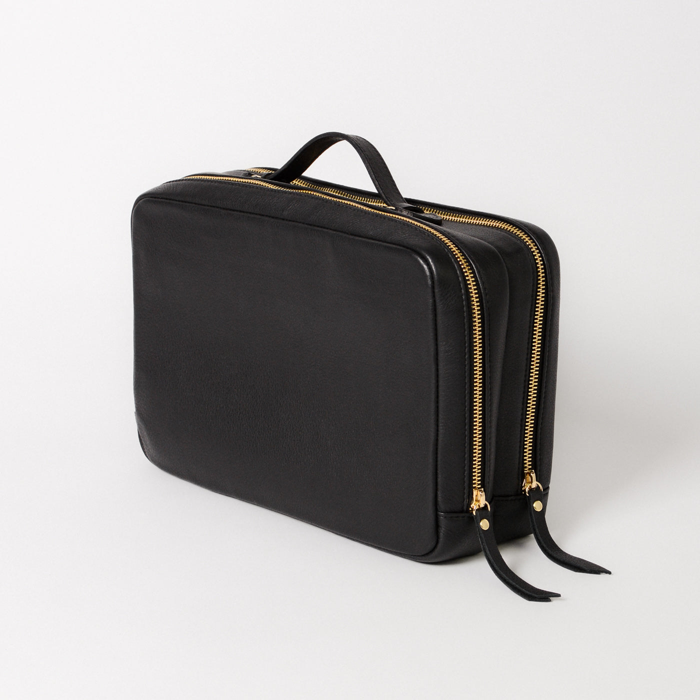 Leather Cosmetic Bag - Large