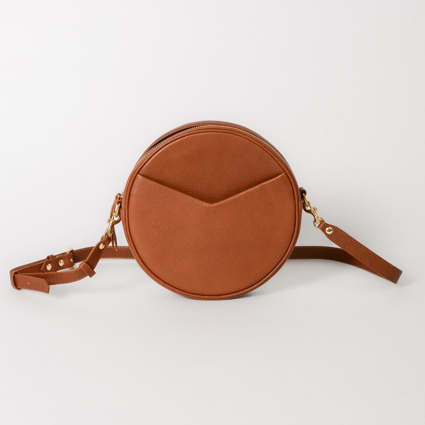 round crossbody bag