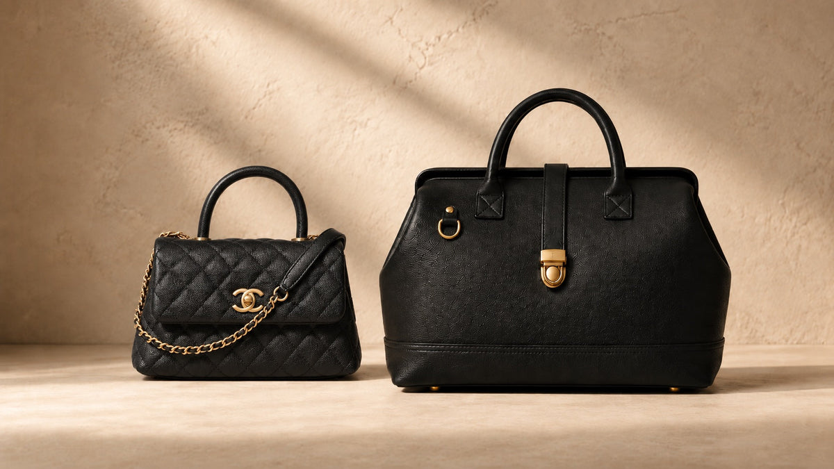 Chanel Bag and TAH Bag images for Why are some bags so expensive?
