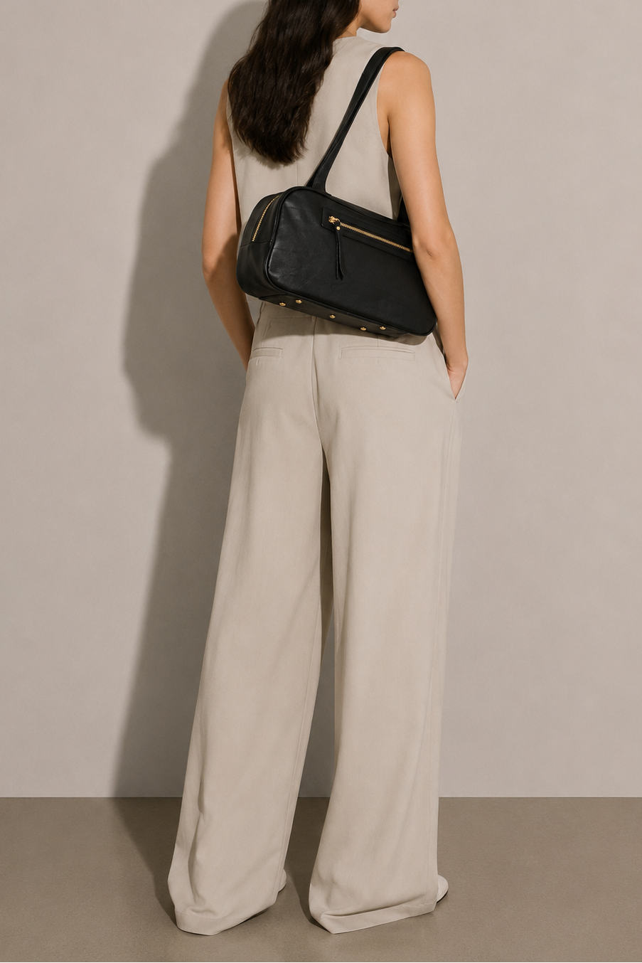 TAH Ari Bowler Bag in Chocolate Suede at Nordstrom