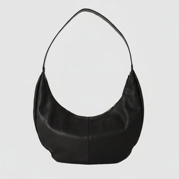 Half Moon Sling Bag | Curved Leather Crossbody | TAH – TAH Bags