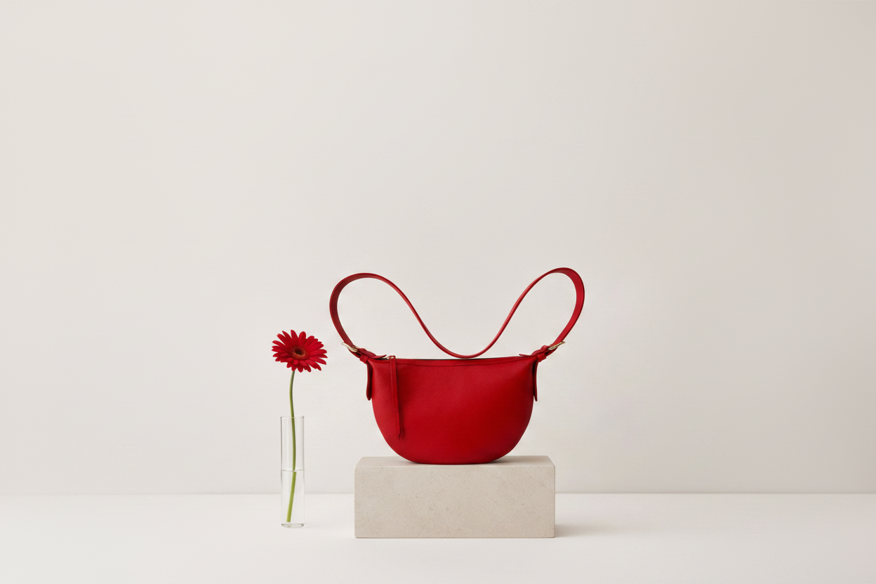 Nova Sling bag in red leather