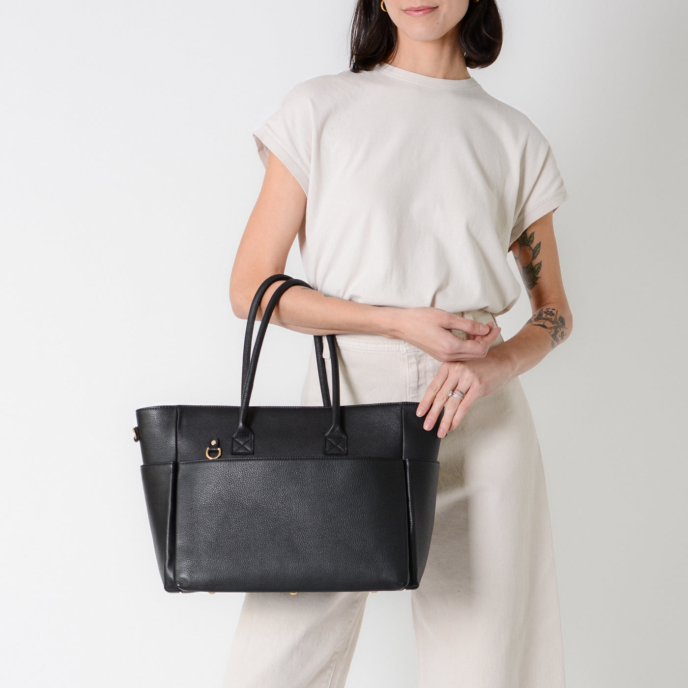 Weekender Mini Leather Bag | Mini Weekender Travel Bag – TAH