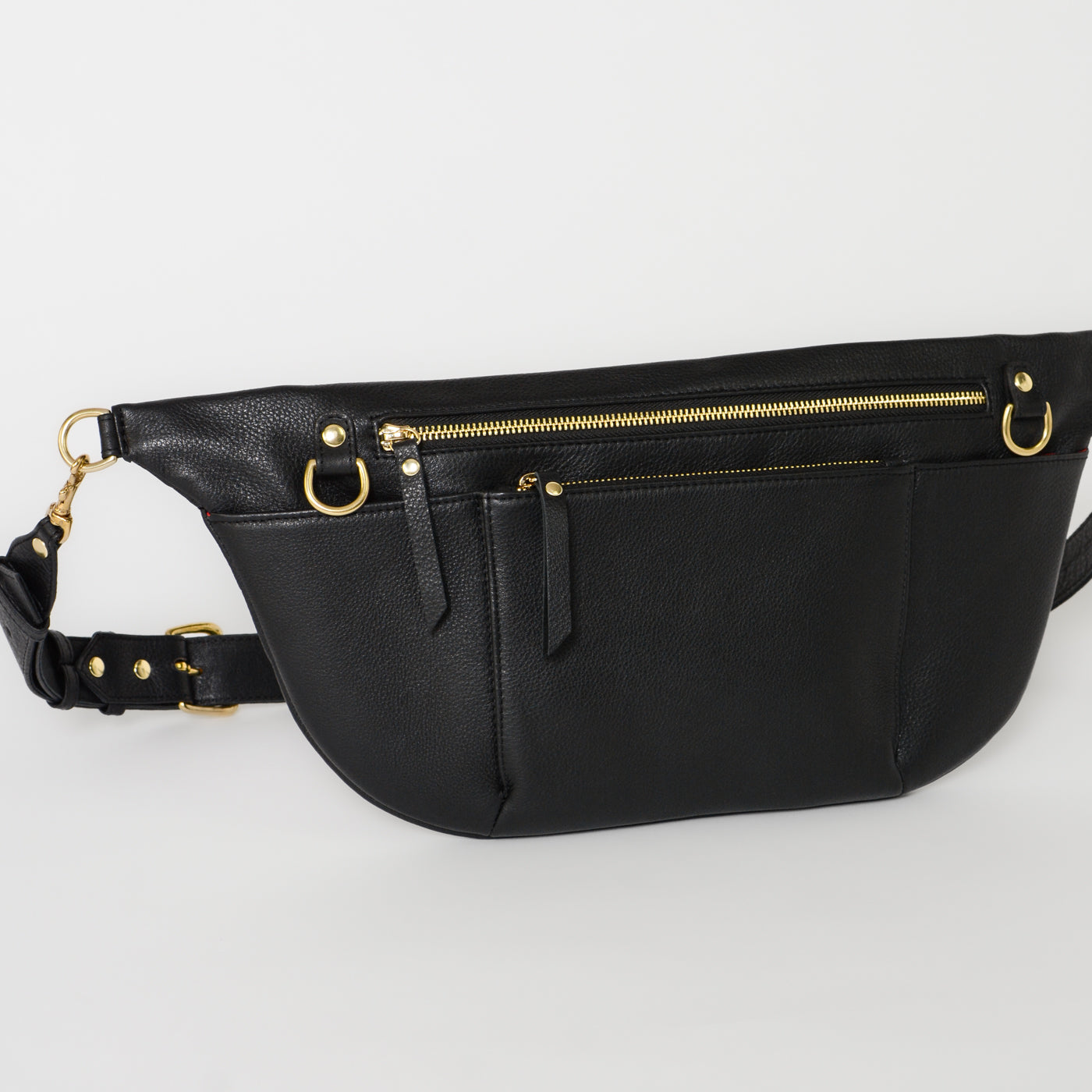 Commuter Fanny Pack Leather Crossbody Belt Bag TAH Bags