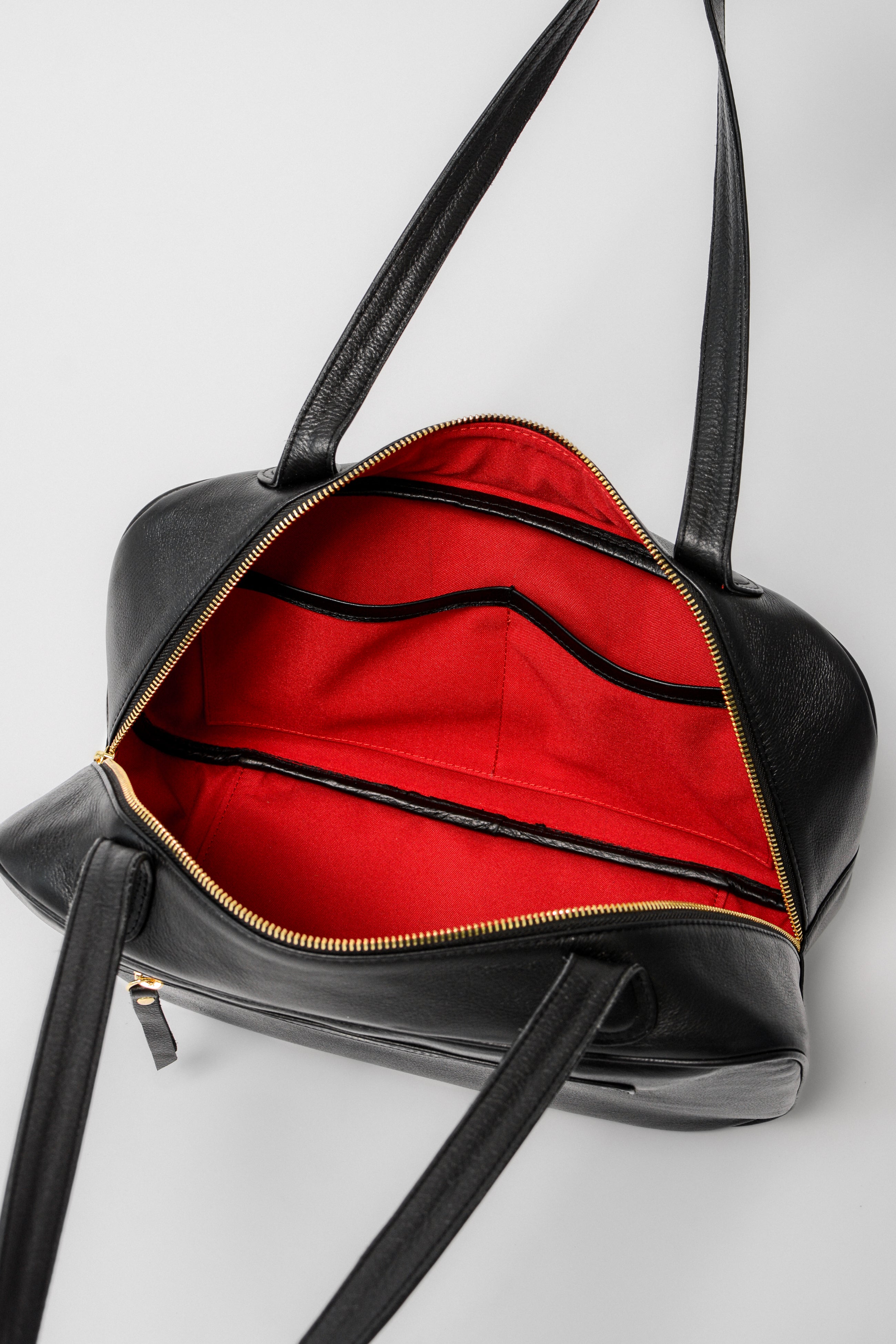 Ari Bowler Bag | Full-Grain Leather Bowler Bag